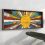 Wallity Pintura Decorativa EMR017 Multicolor en MDF con Marco
